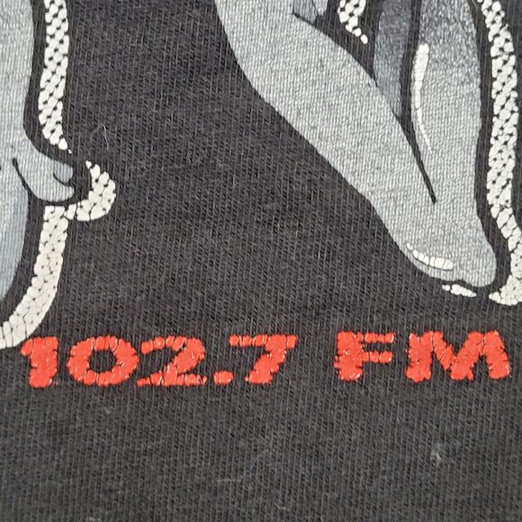 Vintage Cincinnati Radio Shirt Womens M 18x24 WEBN 102.7 FM - Picture 10 of 13